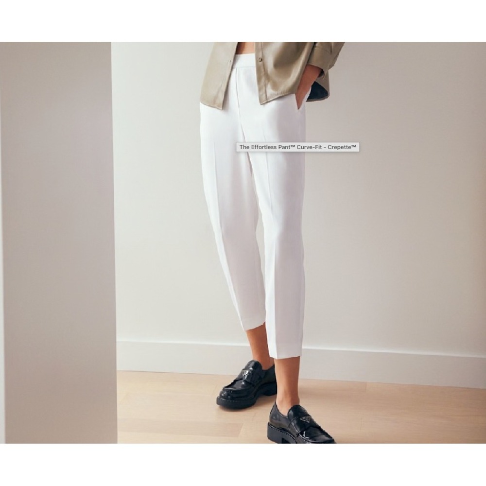 Babaton Atelier White Conan Slim Pants Size 2